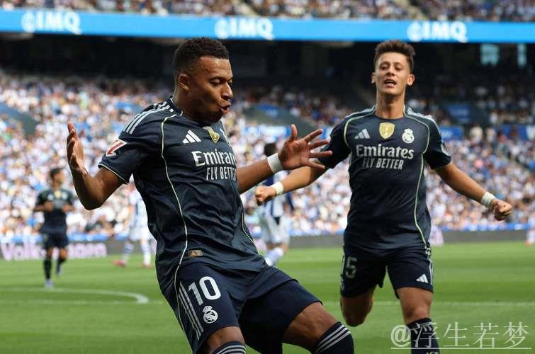 皇马1-1马竞两轮不胜！姆巴佩救主，小蜘蛛点射助球队领跑1分