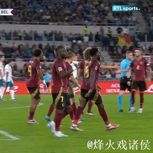 欧国联-佩莱格里尼飞铲红牌 意大利2-2比利时 欧国联-佩莱格里尼飞铲红牌 意大利2-2比利时